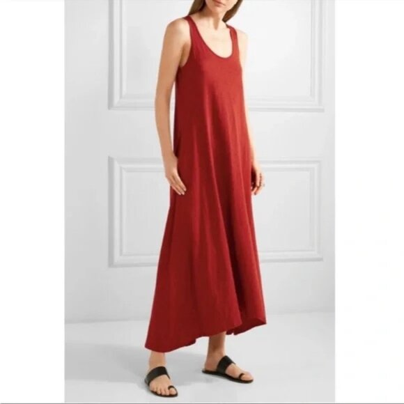 Theory Laurem Nebulous A-Line Maxi Dress - Picture 1 of 9